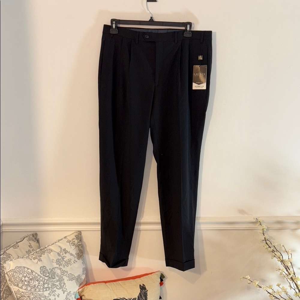 Black Slim Fit Dress Pants